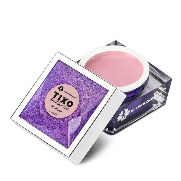 Statybinis gelis nagams Tixo ProBlush, 15 g Statybinis gelis nagams Tixo ProBlush, 15 g