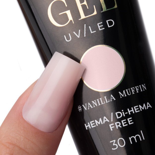 Poligelis akrilo gelis Molly Nails, Vanilla Muffin, 30 ml 1