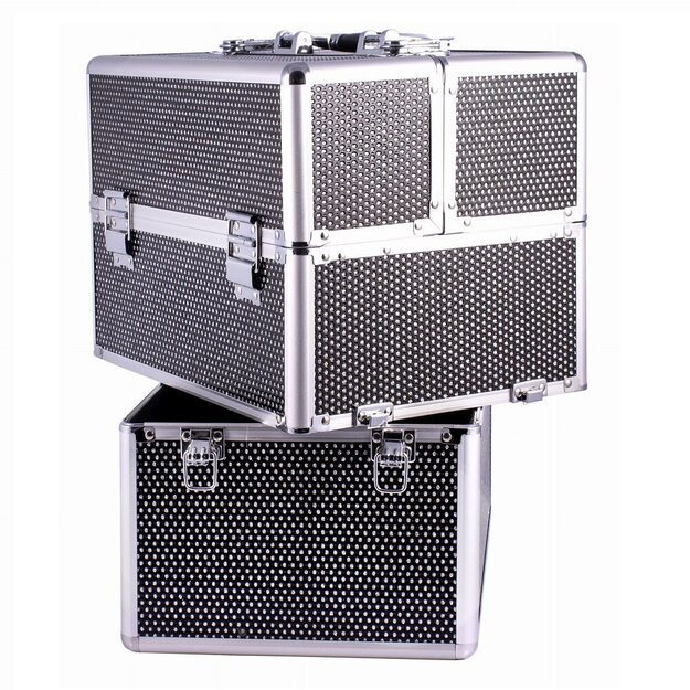 Lagaminas kosmetikai juodas cirkonis, 35 x 25 x 40 2