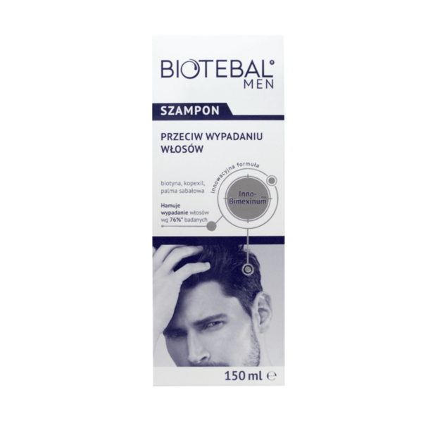 Šampūnas nuo plaukų slinkimo vyrams Biotebal Men, 150 ml