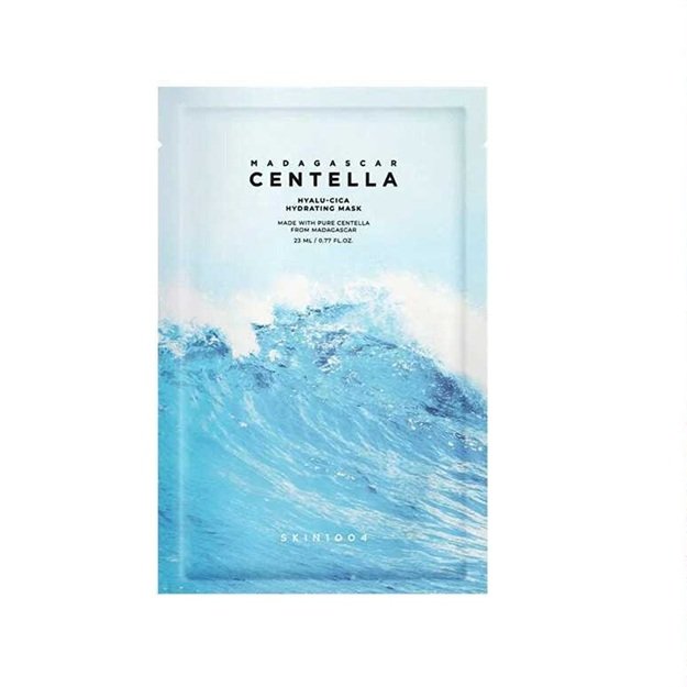 Skin1004 Madagascar Centella Hyalu-Cica drėkinamoji veido kaukė, 23 ml