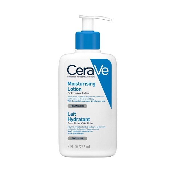 CeraVe Moisturizing Lotion drėkinamasis losjonas veidui ir kūnui, 473 ml