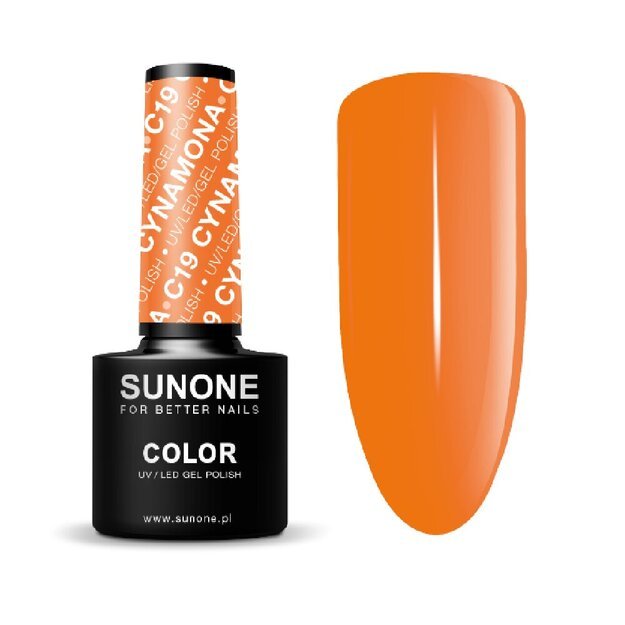 Ilgalaikis gelinis nagų lakas Sunone C19, 5 g