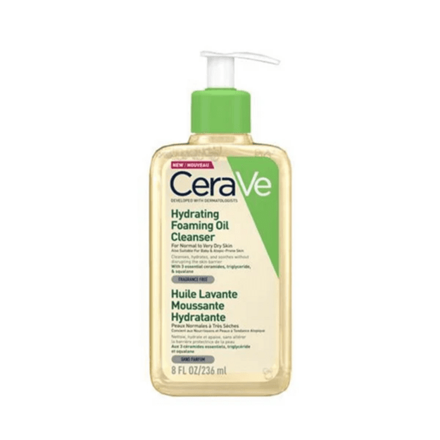 CeraVe Hydrating Foaming Oil drėkinamasis valomasis aliejus, 236 ml