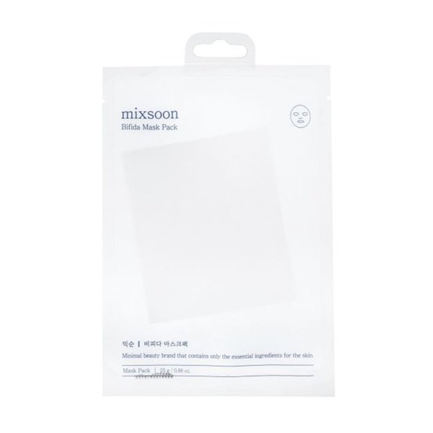 Mixsoon Bifida Mask – drėkinamoji lakštinė veido kaukė su Bifida fermentu, 25 g