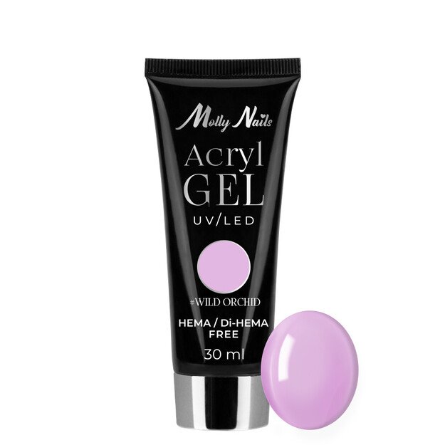 Polygelis MollyNails Wild Orchid, 30 ml