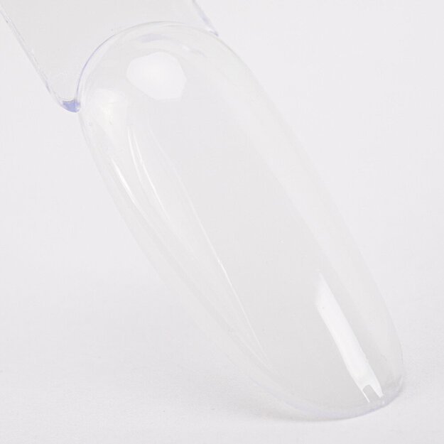 Gelinio nagų lako viršutinis sluoksnis Top Milky MollyLac White, 10 g 1