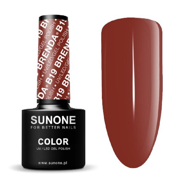 Ilgalaikis gelinis nagų lakas Sunone B19, 5 g Ilgalaikis gelinis nagų lakas Sunone B19, 5 g