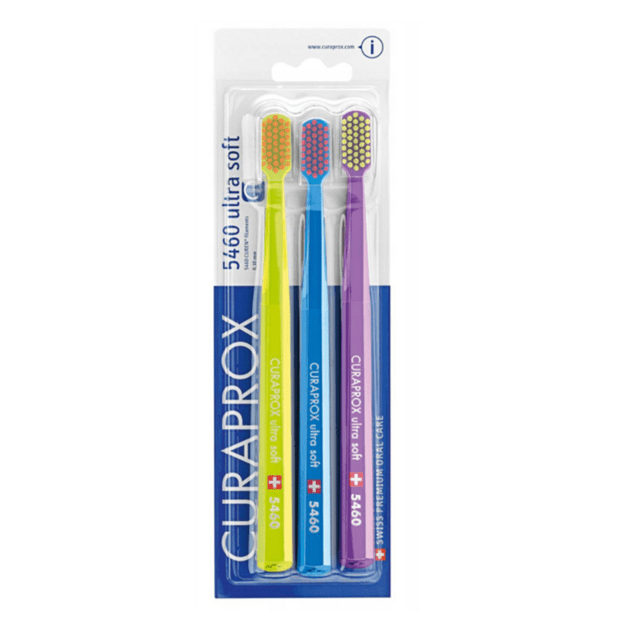Dantų šepetėlių rinkinys Curaprox CS 5460 ULTRA SOFT, 3 vnt