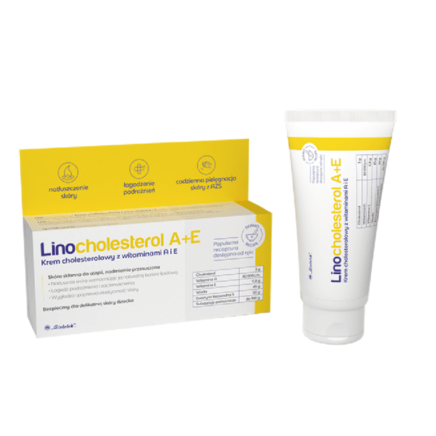 Linocholesterol cholesterolio kremas su vitaminais A ir E 50 g