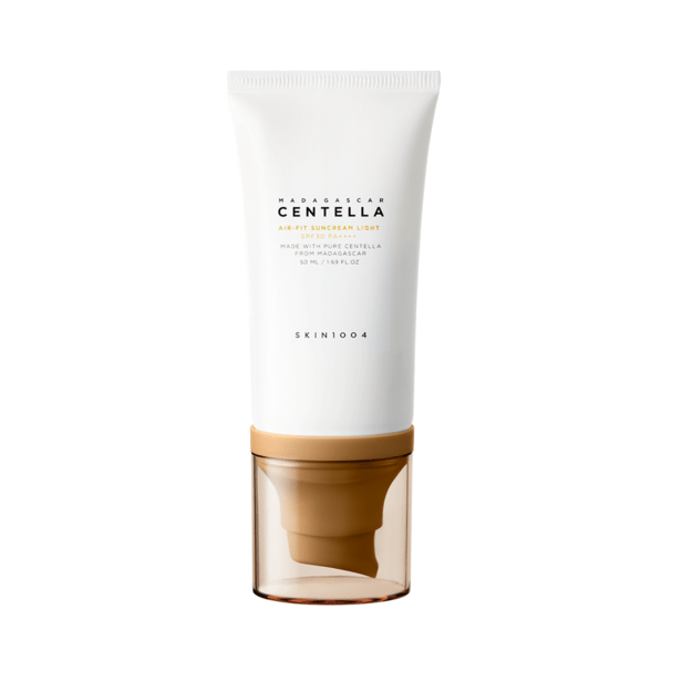 Skin1004 Madagascar Centella Air-Fit Suncream Light SPF30 lengvas apsauginis kremas veidui nuo saulės, 50 ml