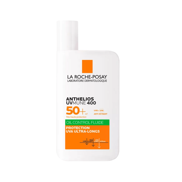 La Roche-Posay Anthelios UVMune 400 Oil Control SPF50+ apsauginis kremas nuo saulės riebiai odai, 50 ml