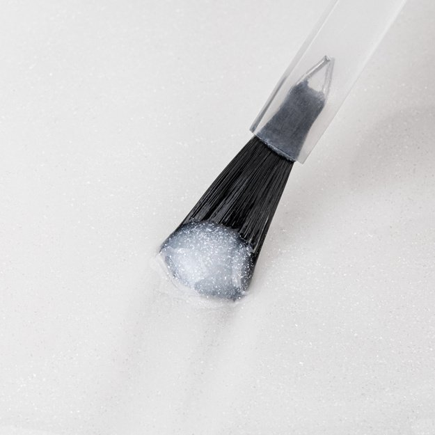 NTN Premium Fiber Overlay Gel Milky Glitter nagų modeliavimo gelis su mikropluoštu, 7 g 1