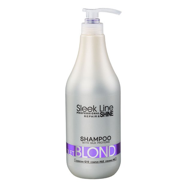 Stapiz Sleek Line Violet Blond šampūnas šviesiems plaukams 1000 ml