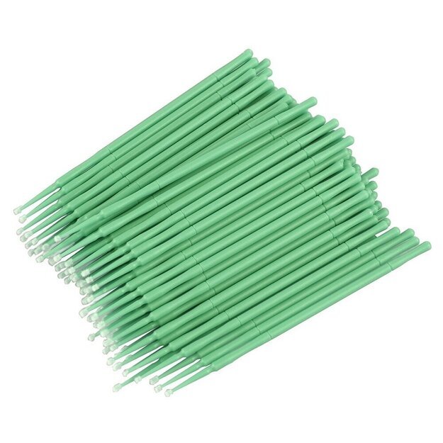 Aplikatoriai be pluošto blakstienoms Clavier, 2 mm, 100 vnt 1 Aplikatoriai be pluošto blakstienoms Clavier, 2 mm, 100 vnt 1