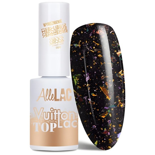 AlleLac Top Coat VuittonLac Holo nagų topas, 5 g