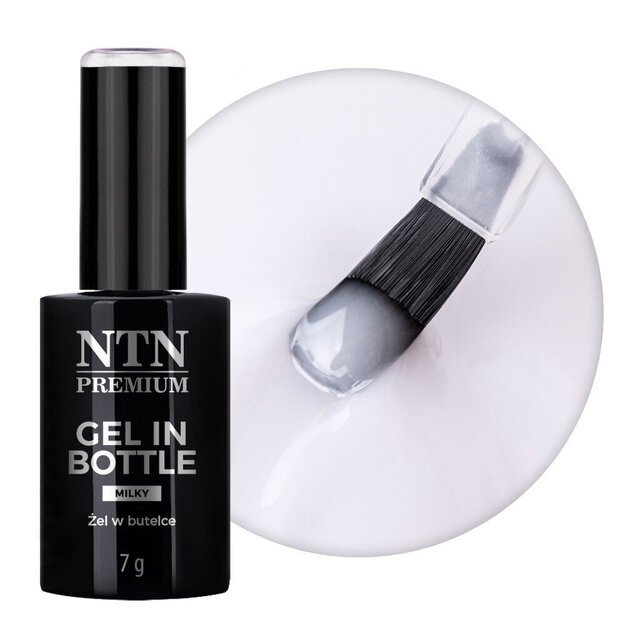 Nagų gelis buteliuke Gel in Bottle Milky NTN, 7 g
