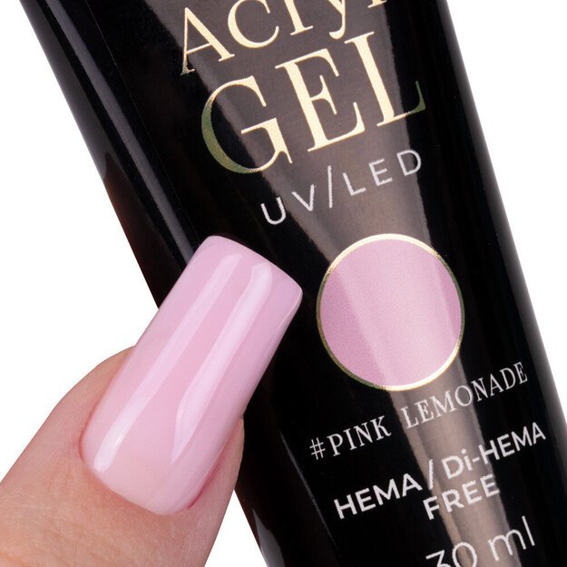Poligelis akrilo gelis Molly Nails, Pink Lemonade, 30 ml 1