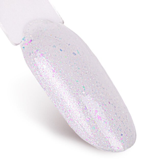 Gelinio nagų lako viršutinis sluoksnis AlleLac Top Glam Shine Glow, 7 g 1