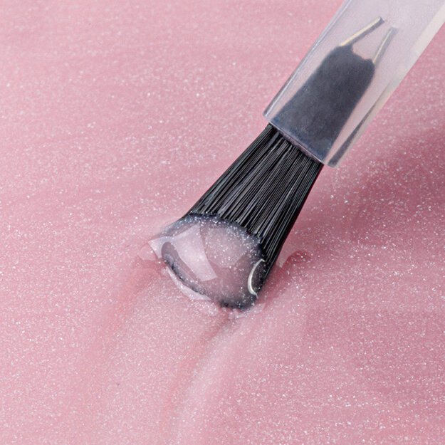 Gelinio nagų lako bazė Rubber Base Pink NTN, 7 g 2