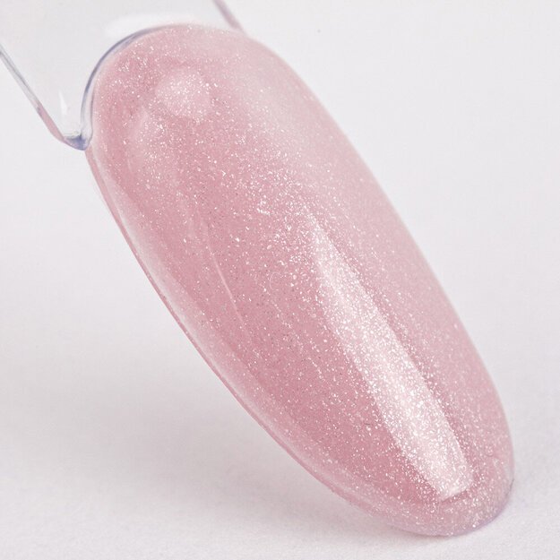 Gelinio nagų lako bazė Rubber Base Pink NTN, 7 g 1