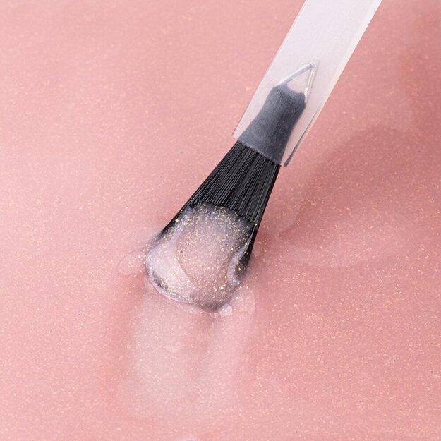 Gelinio nagų lako bazė Rubber Base Nude NTN, 7 g 2