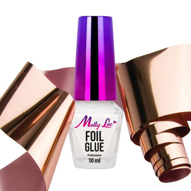 Klijai nagų dizaino folijai MollyLac, 10 ml 1