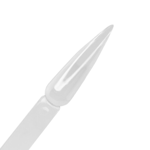 Demonstracinė manikiūro nagų lakų paletė stiletto skaidri 1