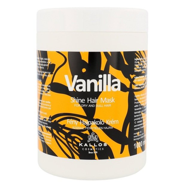 Kallos Vanilla kaukė 1000 ml Kallos Vanilla kaukė 1000 ml