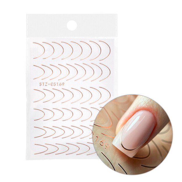 Lipdukai manikiūrui STZ-CS 169 rose gold Lipdukai manikiūrui STZ-CS 169 rose gold
