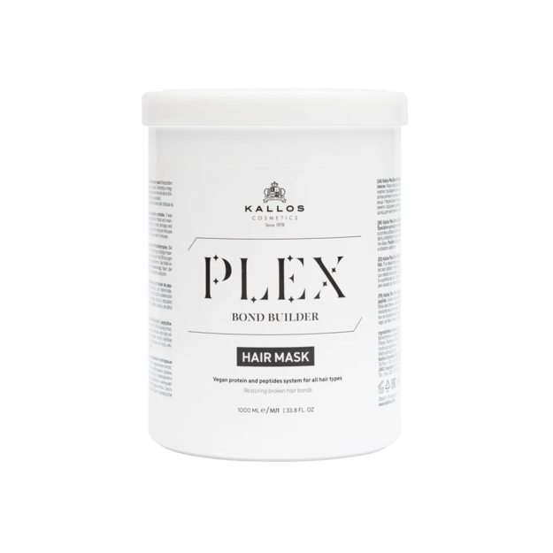 Kallos Plex Bond Builder atkuriamoji plaukų kaukė, 1000 ml Kallos Plex Bond Builder atkuriamoji plaukų kaukė, 1000 ml